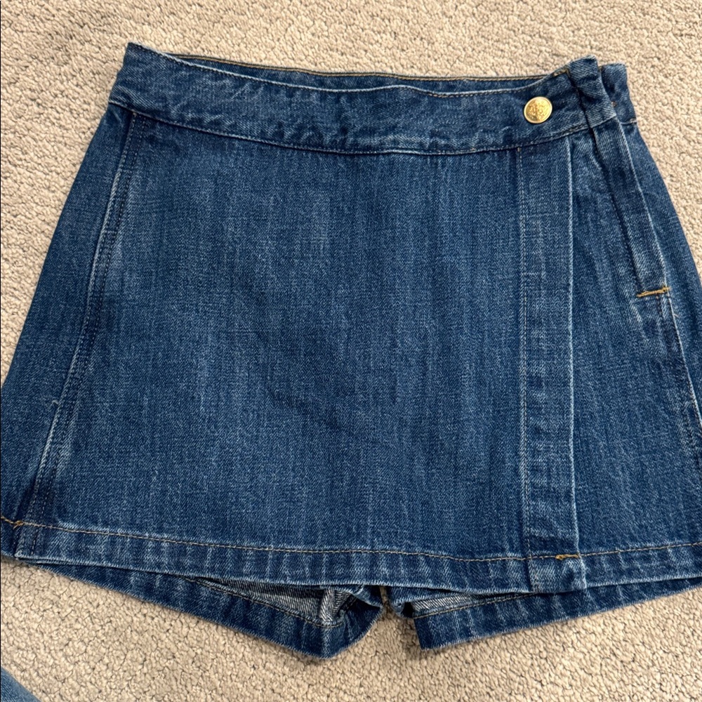 J. Crew Denim Skirt in Blue